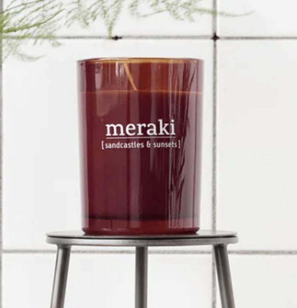 Meraki Sandcastles & Sunsets Soy Wax Scented Candle Mini 2.1 oz NWT Danish
